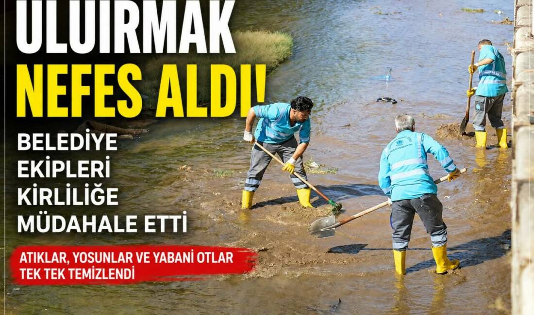 Uluırmak Nefes Aldı! Belediye Ekipleri Kirliliğe Müdahale Etti Aksaray Belediyesi ekipleri, Uluırmak’ta biriken atık, çöp, yosun ve yabani
