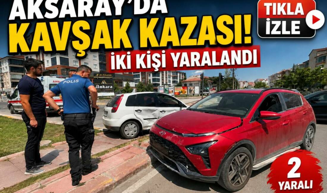 Aksaray’da Kavşak Kazası: İki Kişi Yaralandı Aksaray’da Kiler Kavşağı’nda iki aracın karıştığı trafik kazasında 2 kişi