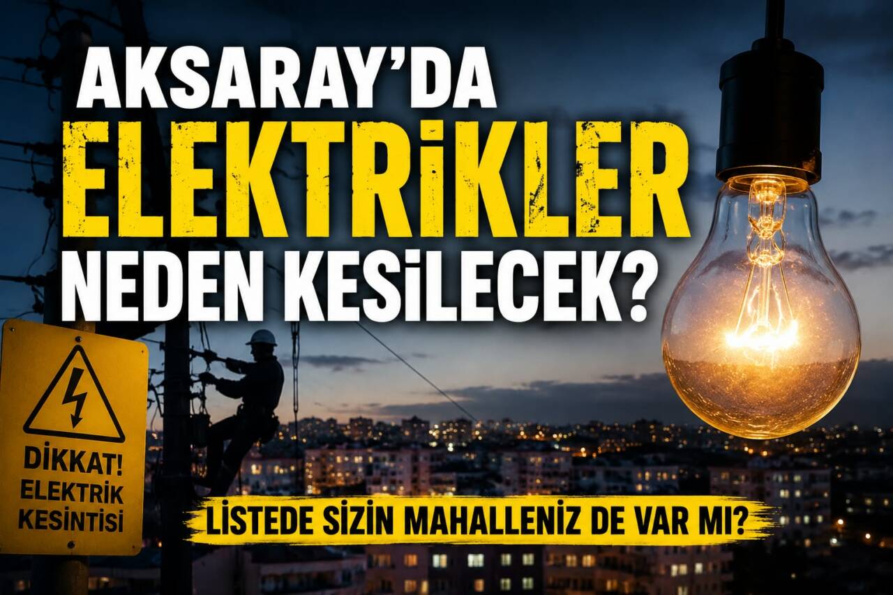 Aksaray’da binlerce aboneyi ilgilendiren yeni bir duyuru yayımlandı. Bazı mahalle