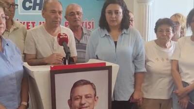Görevden alınan CHP Aksaray İl Başkanı Bilal Özdemir, yönetim kurulu
