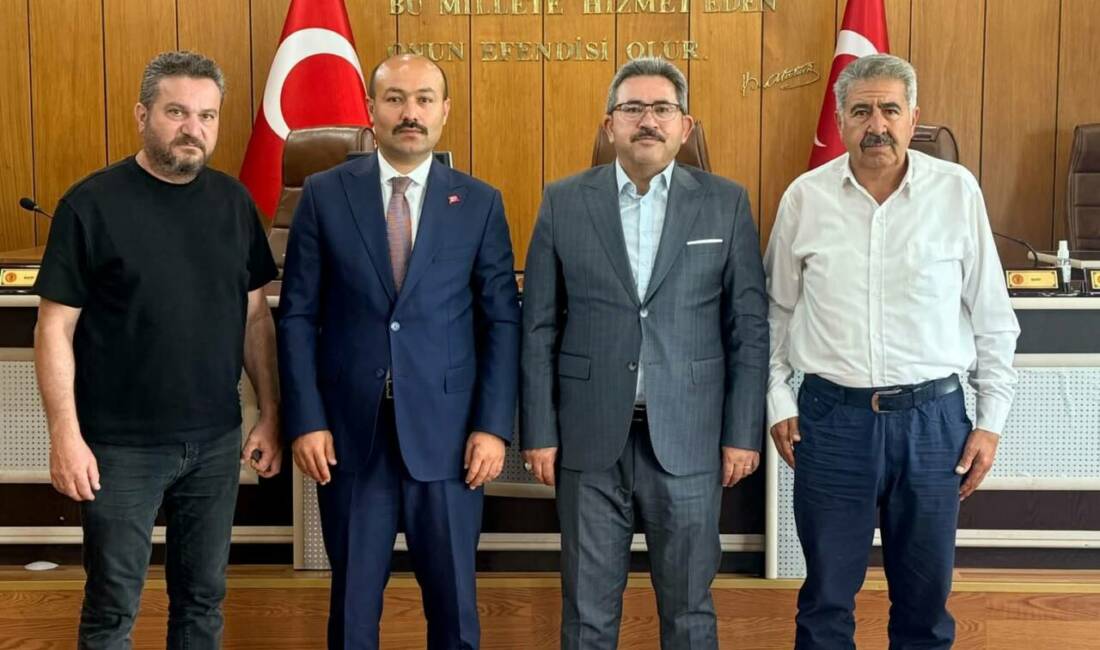 Aksaray İl Genel Meclis Başkanı Latif Ağır, Güzelyurt Kaymakamı Süleyman