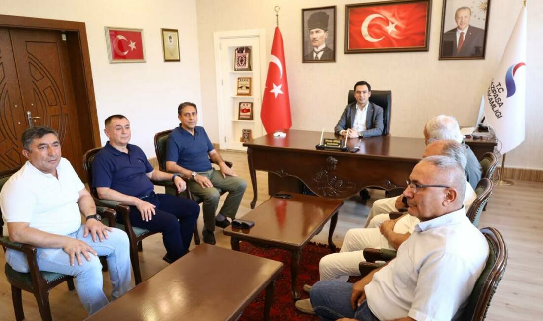 Alanya Aksaraylılar Platformu Başkanı Yavuz Yıldırım başkanlığındaki heyet, Antalya'nın Gazipaşa