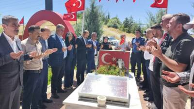 Aksaray’ın Güzelyurt ilçesine bağlı Ihlara Kasabası’nda, şehadetinin yıl dönümünde Şehit