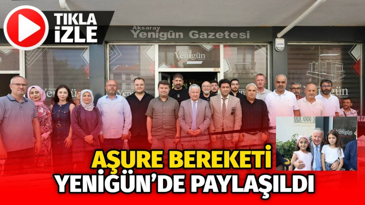 Aksaray’da Aşure Günü dolayısıyla Yenigün Gazetesi tarafından düzenlenen program, yoğun