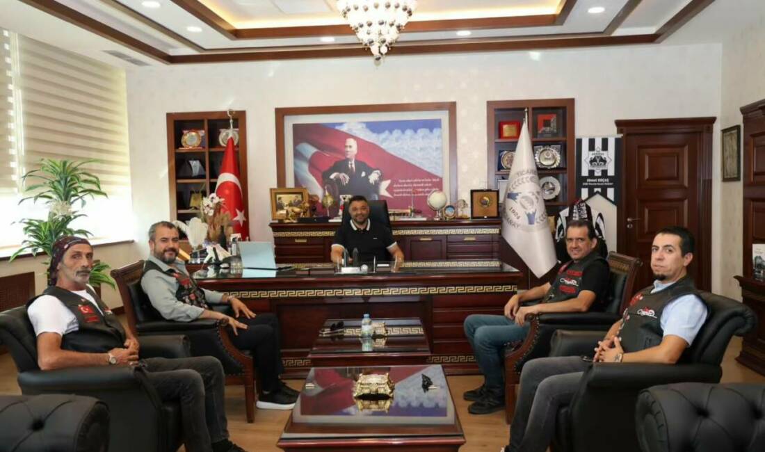 Türkchopper MC Aksaray’dan ATSO Başkanı Koçaş’a ziyaret Türkchopper MC Türkiye Motosiklet Kulübü Aksaray Kademe Başkanı Koray Akman