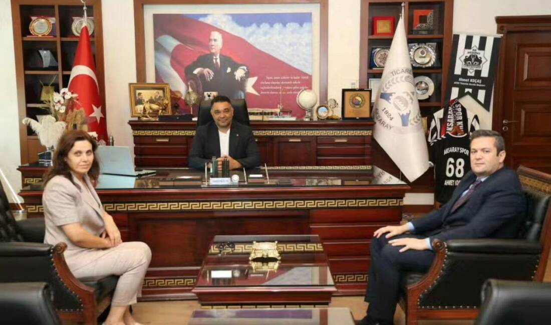 ATSO’da Ziraat Katılım Bankası heyeti ağırlandı Ziraat Katılım Bankası Müdürü Gülhan Fidan ile İsmail Dağ, Aksaray