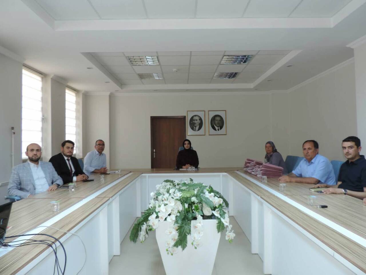 Sarıyahşi Kaymakamı Şeyma Nur Arıkan başkanlığında gerçekleştirilen Sosyal Yardımlaşma ve