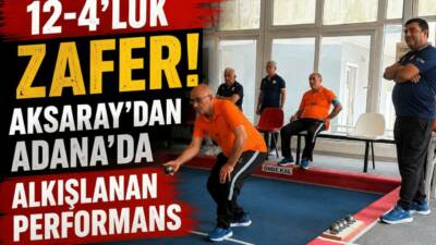 Aksaray A. Kadir Üçyıldız Huzurevi bocce takımı, Adana’da düzenlenen dostluk