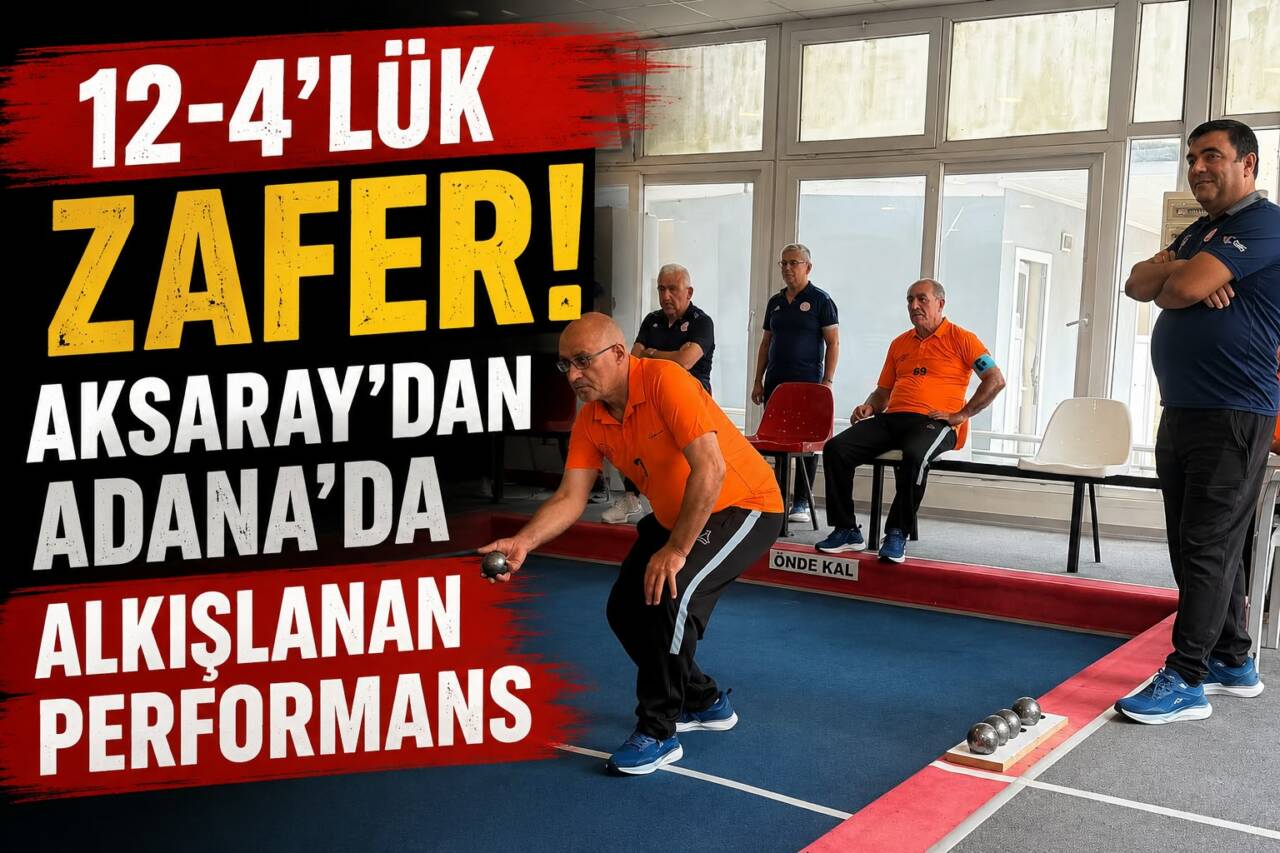 Aksaray A. Kadir Üçyıldız Huzurevi bocce takımı, Adana’da düzenlenen dostluk