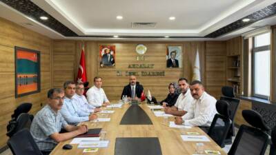 Aksaray İl Özel İdaresi İl Encümen Toplantısı, Vali Yardımcısı ve