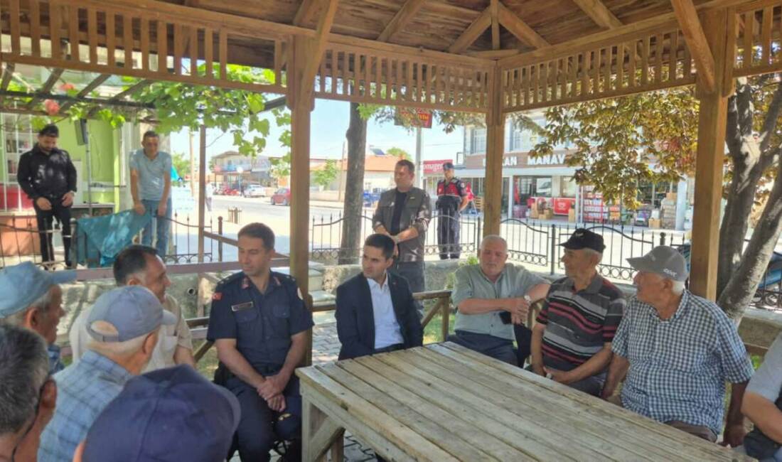 Eskil Kaymakamı Taha Soydaş, Eşmekaya Kasabası’nda Belediye Başkanı İsmail Hakkı