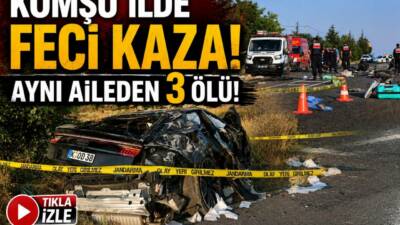 Nevşehir'de otomobilin takla atması sonrası meydana gelen trafik kazasında 3