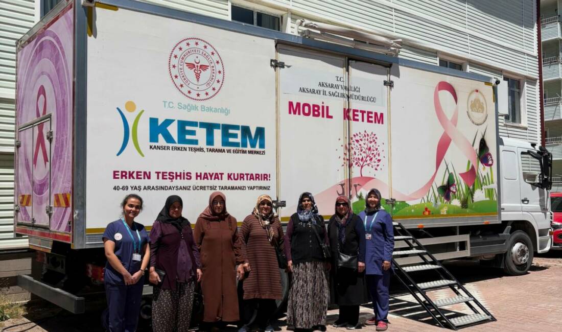 Ağaçören’de hizmet vermeye başlayan Mobil KETEM Tırı ile yaş gruplarına