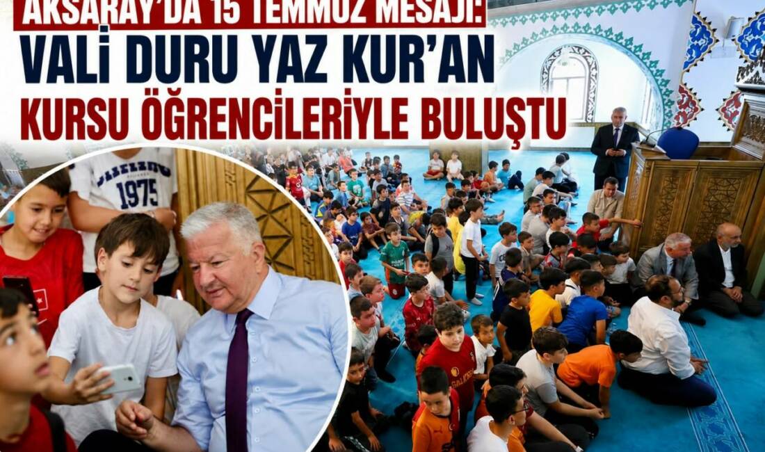 Aksaray Valisi Murat Duru, 15 Temmuz Demokrasi ve Millî Birlik