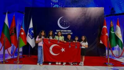 Azerbaycan’ın başkenti Bakü’de düzenlenen Türk Dünyası Uluslararası Matematik Olimpiyatı’nda Aksaraylı