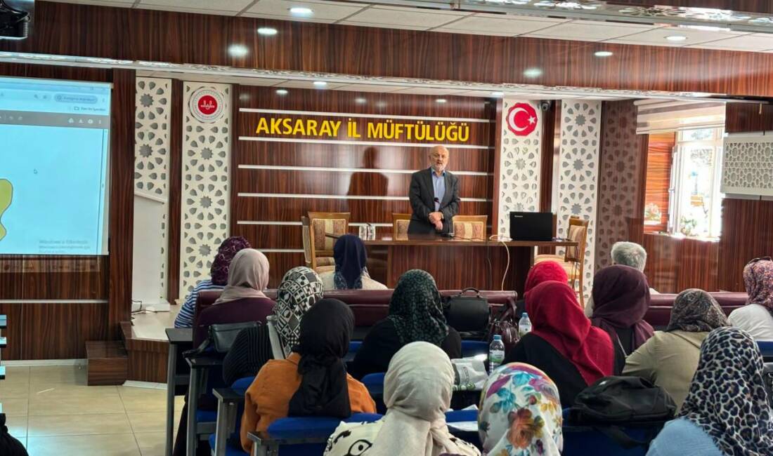 Aksaray Müftülüğü ve İŞKUR iş birliğiyle yürütülen proje kapsamında işe