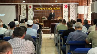 Aksaray İl Müftülüğü tarafından, camilerde başlayan Yaz Kur’an Kurslarında görev