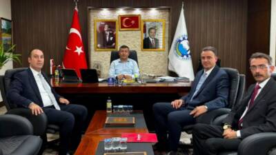 Ziraat Bankası Kırşehir Bölge Başkanı Mehmet Sözen başkanlığındaki heyet, Aksaray