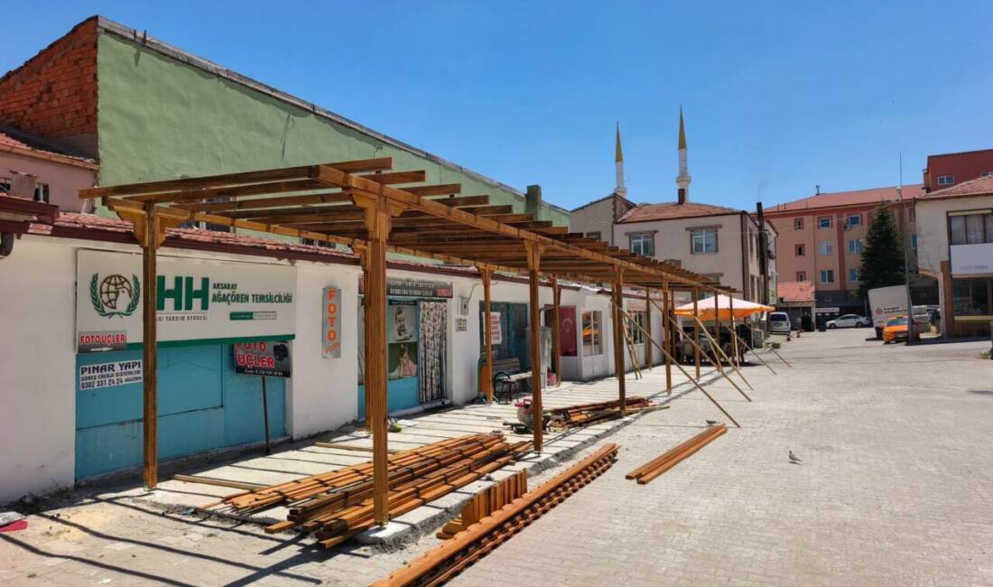 Ağaçören Oto Garı modern bir görünüme kavuşuyor Ağaçören Belediyesi, ilçe oto garını daha modern, düzenli ve kullanışlı