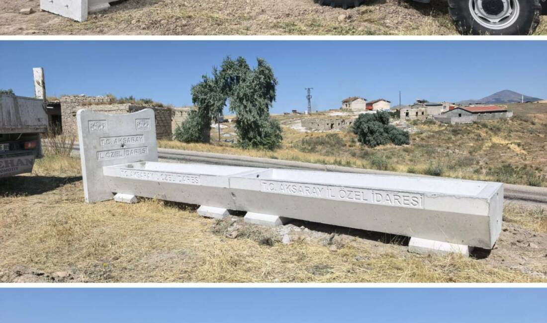 Aksaray İl Özel İdaresi, kırsalda hayvancılıkla uğraşan üreticilerin ihtiyaçlarını karşılamak