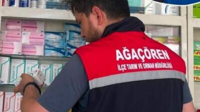 Aksaray İl Tarım ve Orman Müdürlüğü ekipleri, veteriner kliniklerinde denetim