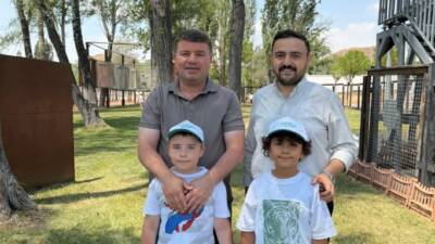 Aksaray’da TÜGVA Yaz Okulları kapsamında düzenlenen etkinlikte öğrenciler, Belediye Macera