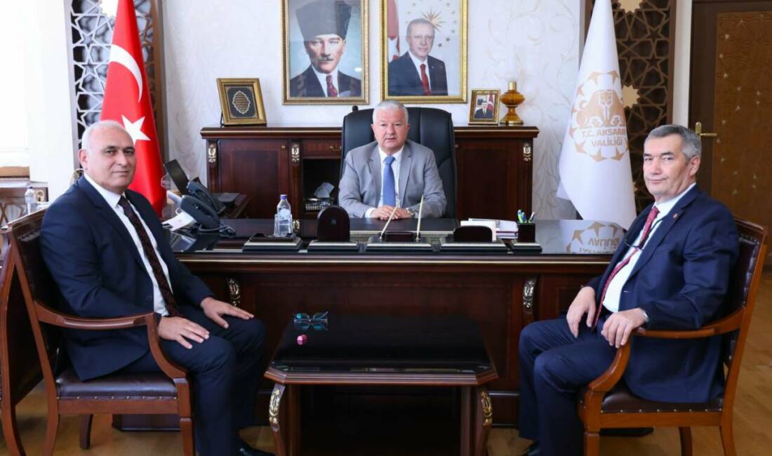 Vali Duru, MEB Bakanlık Müfettişlerini makamında ağırladı Aksaray Valisi Murat Duru, Millî Eğitim Bakanlığı Bakanlık Müfettişleri Aytekin