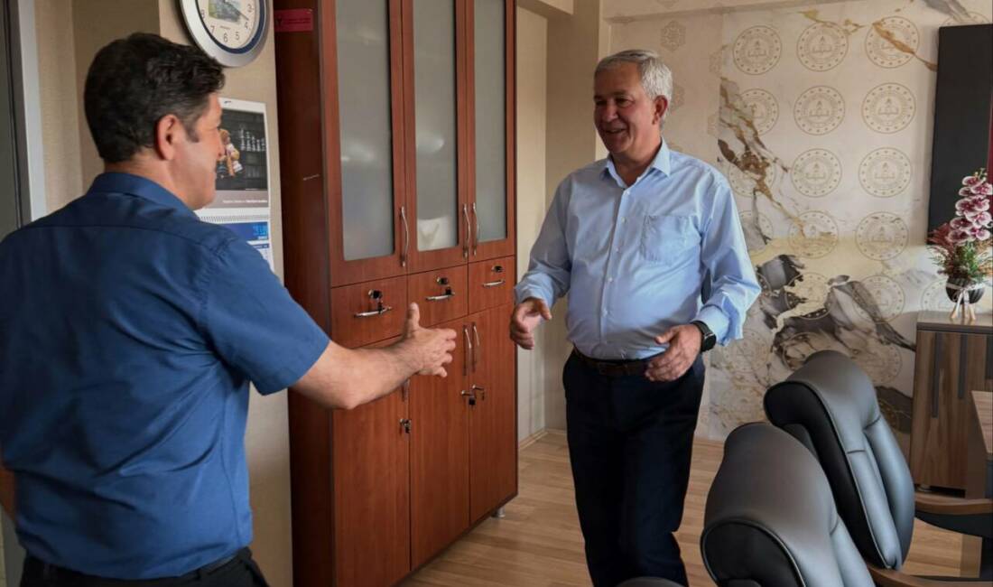 Yeni görevine atanması dolayısıyla Aksaray İl Millî Eğitim Müdürü Metin