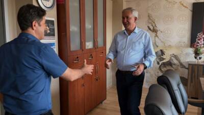 Yeni görevine atanması dolayısıyla Aksaray İl Millî Eğitim Müdürü Metin