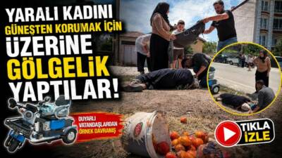 Aksaray’da bahçeden topladığı kayısılarla elektrikli üç tekerlekli motoruyla evine dönen